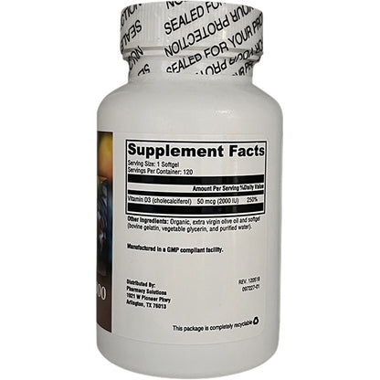 Pro-Balance Vitamin D3 2000 120 Capsules